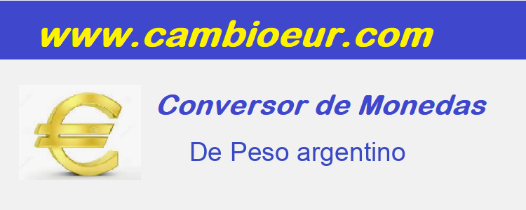 Conversor Peso argentino